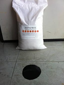 polvere assorbente per olio e idrocarburi