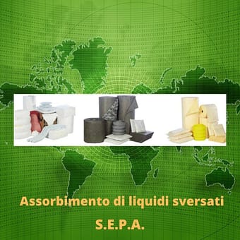 assorbimento di liquidi sversati